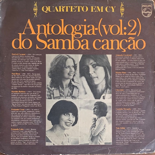 Quarteto Em Cy - Antologia Do Samba Canção Vol. 2