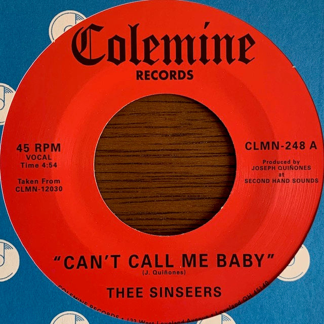 Thee Sinseers - Can't Call Me Baby