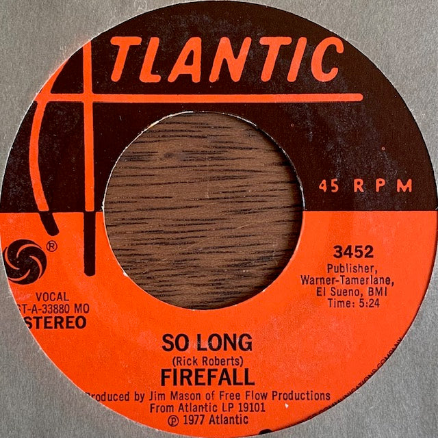 Firefall - So Long