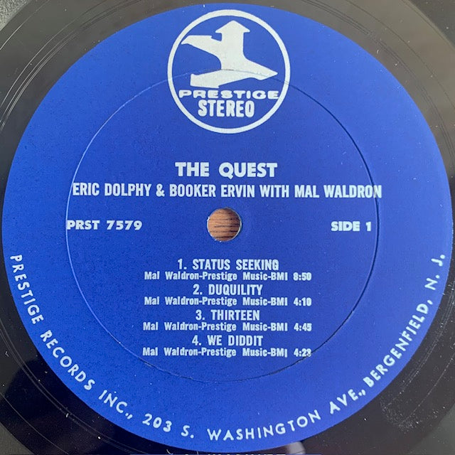 Eric Dolphy and Booker Ervin with The Mal Waldron Sextet - The Quest