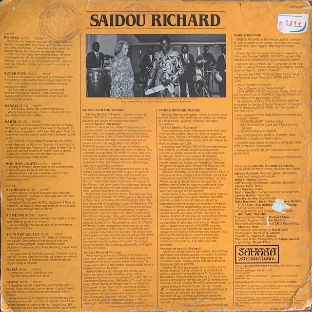Seydou Richard Traoré - Saidou Richard