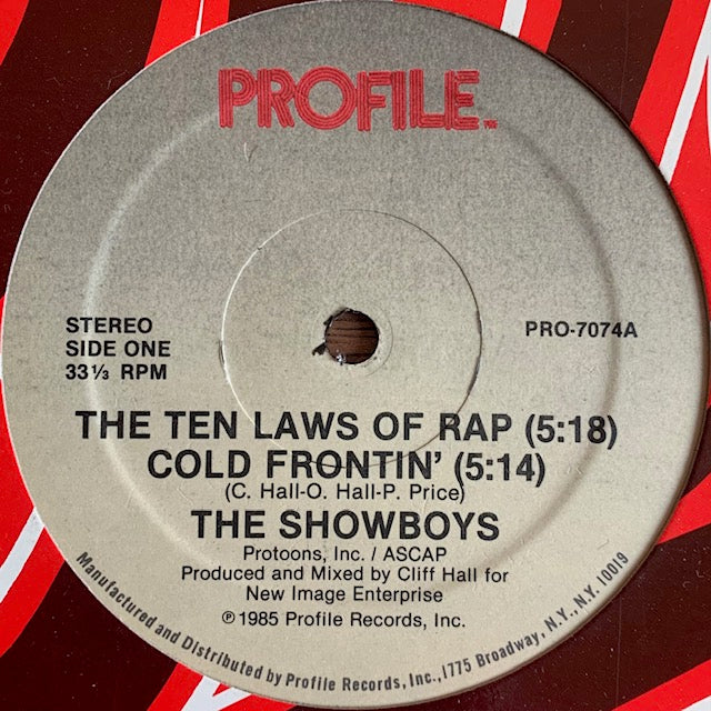 Showboys - The Ten Laws Of Rap