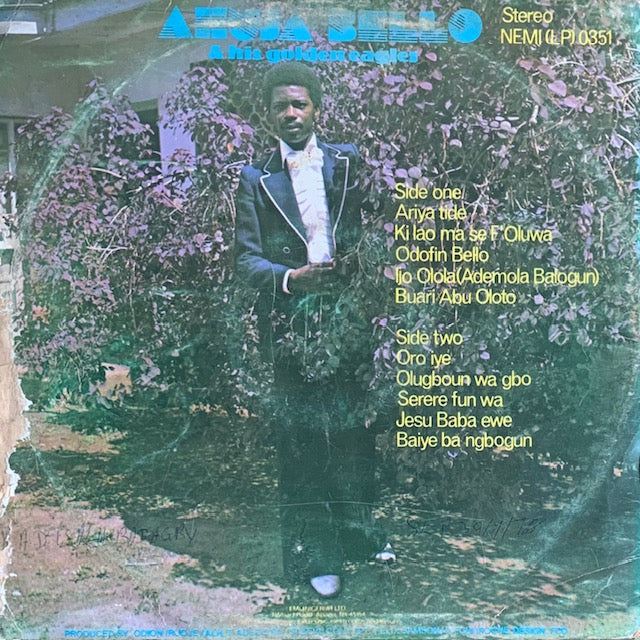 Ahuja Bello & His Golden Eagles - Ariya Tide