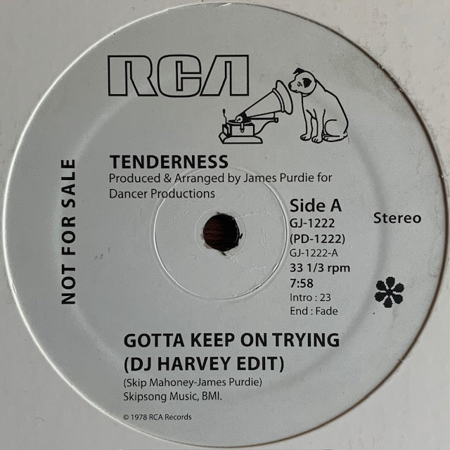 Tenderness - Gotta Keep On Trying (DJ Harvey Edit)