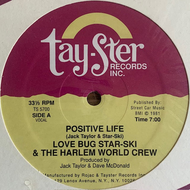 Love Bug Star-Ski & The Harlem World Crew - Positive Life