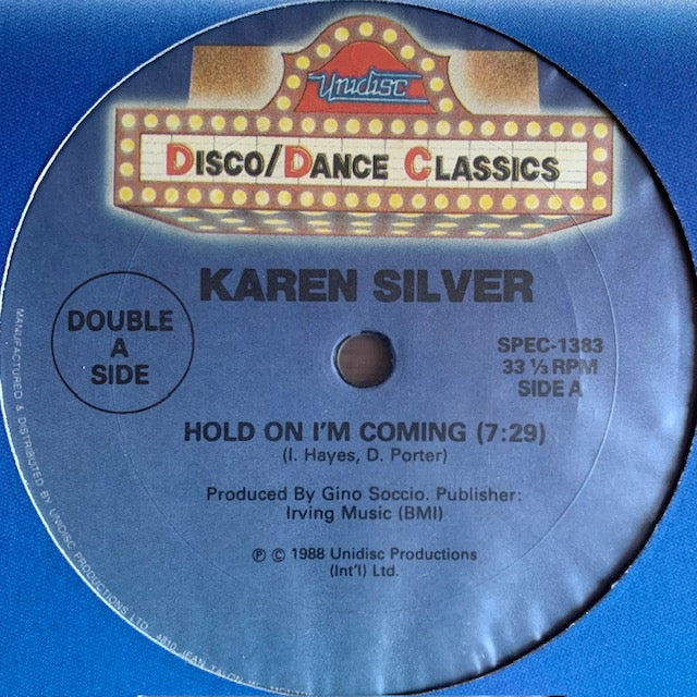Karen Silver - Hold On I'm Coming