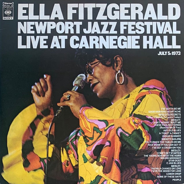 Ella Fitzgerald - Newport Jazz Festival Live At Carnegie Hall, July 5, 1973