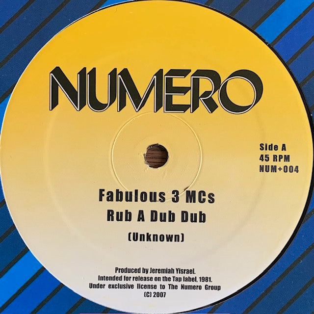 Fabulous 3 MCs - Rub A Dub Dub