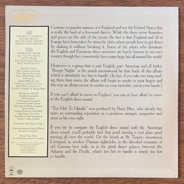 Heatwave-Too Hot To Handle