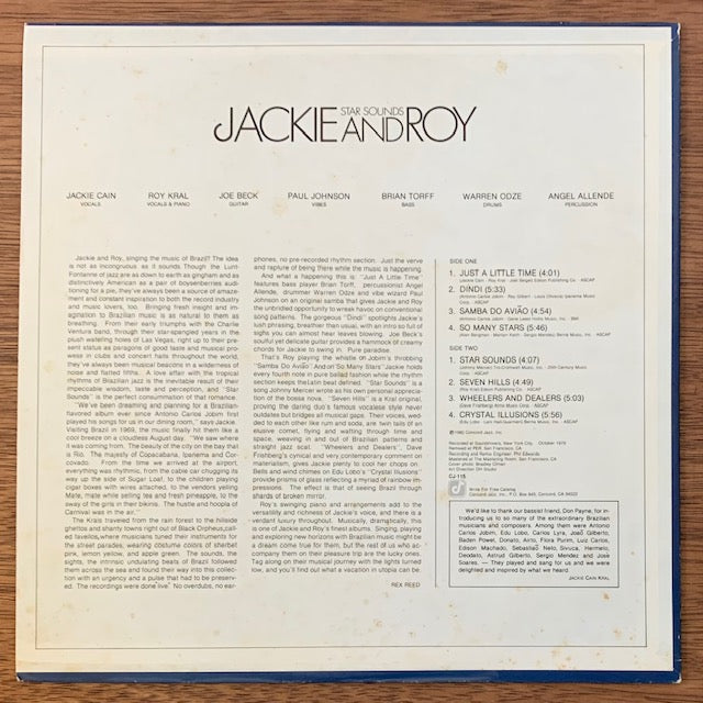 Jacki & Roy-Star Sounds