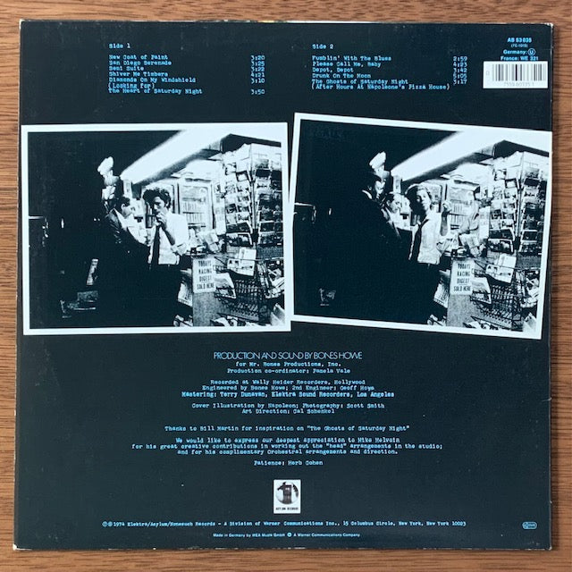 Tom Waits-The Heart Of Saturday Night (土曜日の夜)