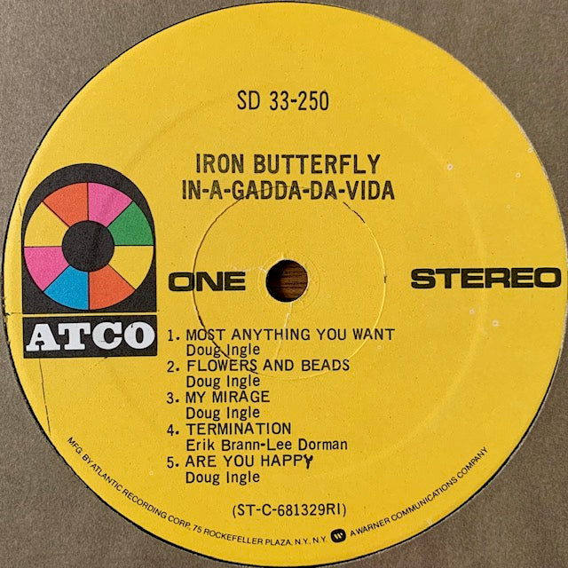 Iron Butterfly - In-A-Gadda-Da-Vida