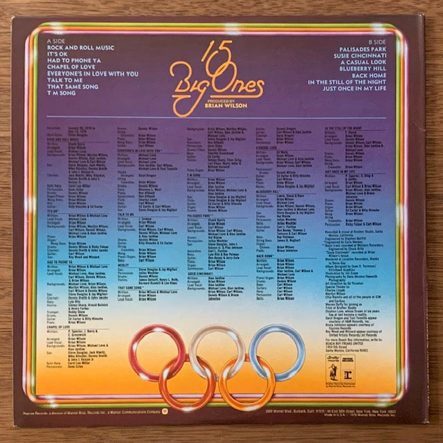 Beach Boys-15 Big Ones (偉大なる15年)