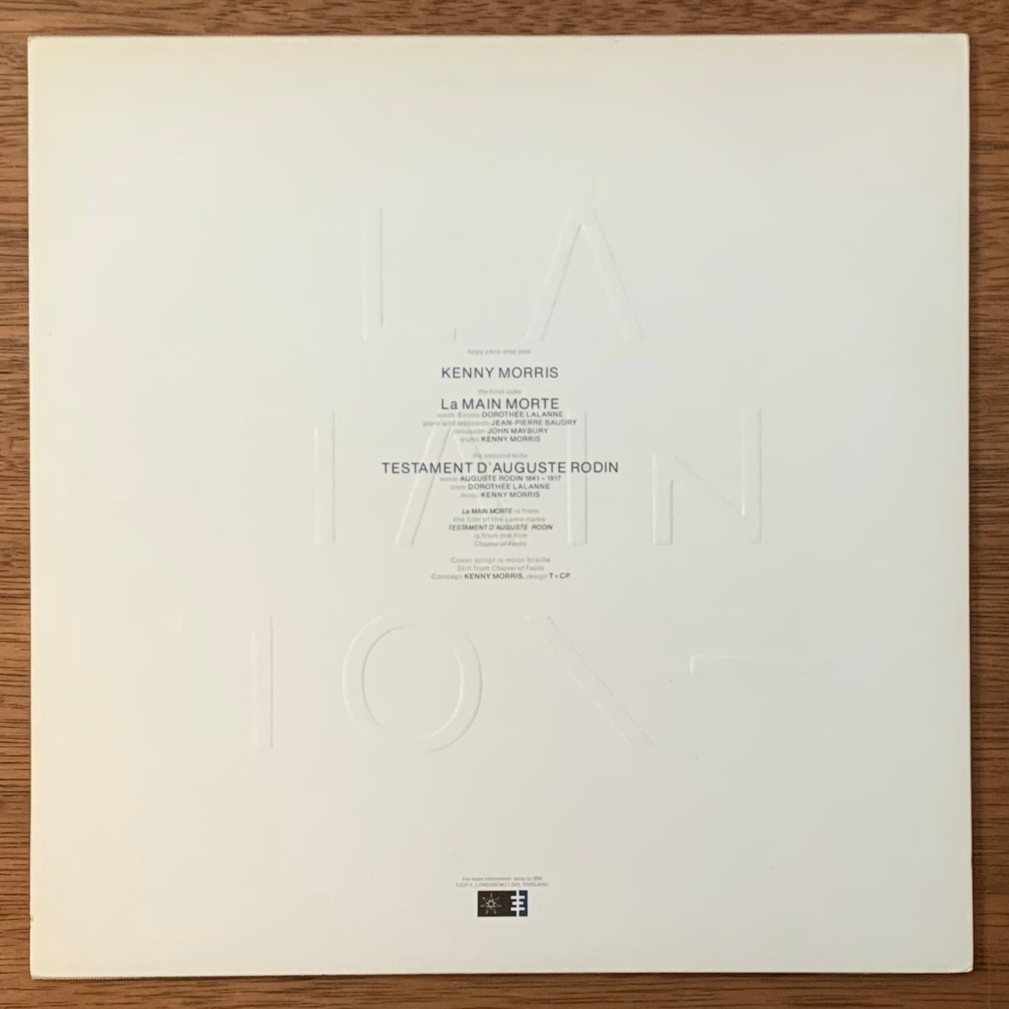 Kenny Morris - La Main Morte