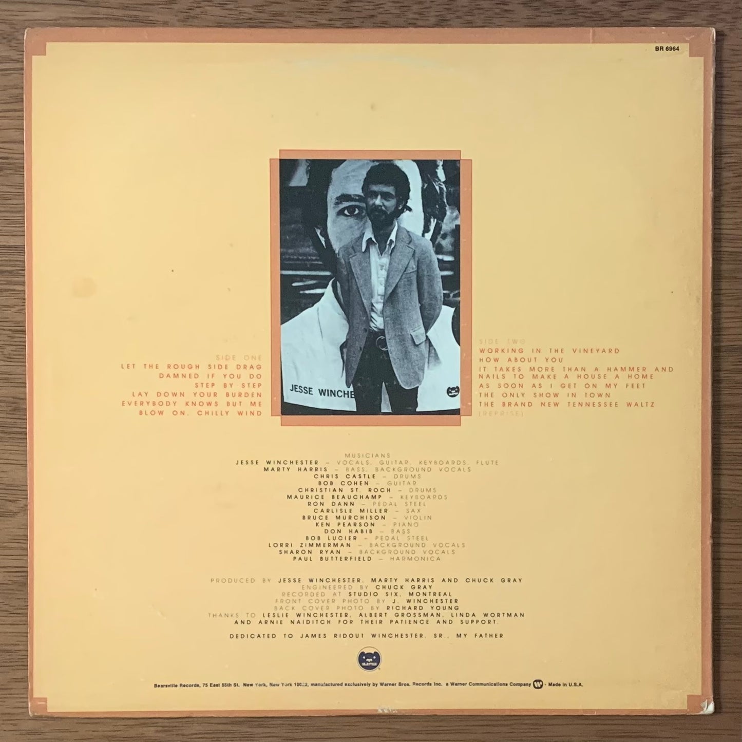 Jesse Winchester-Let The Rough Side Drag