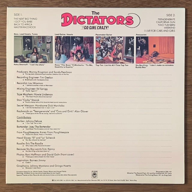 Dictators-Go Girl Crazy!
