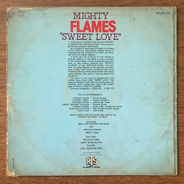 Mighty Flames-Sweet Love