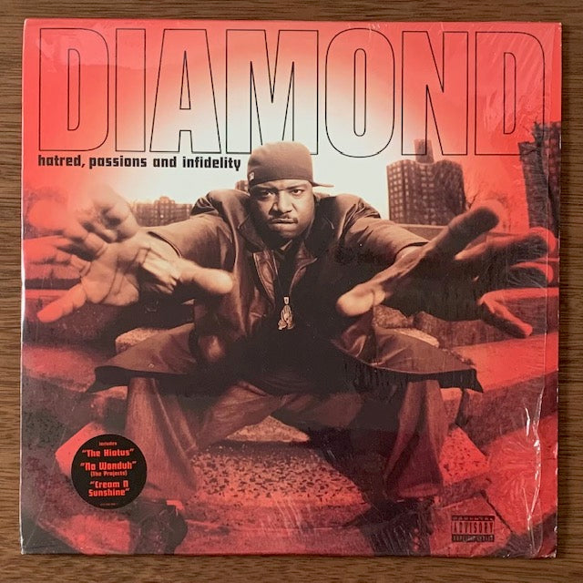 Diamond Hatred Passions & outlets Infidelity Rap Hip Hop 2 x LP Mercury