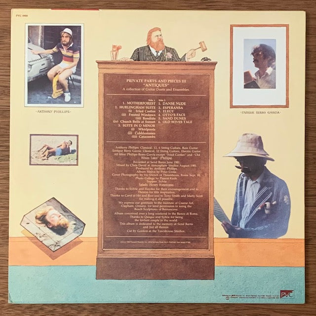 Anthony Phillips & Enrique Berro Garcia - Private Parts & Pieces III “Antiques”