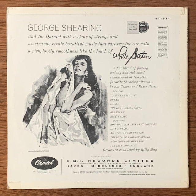 George Shearing - White Satin