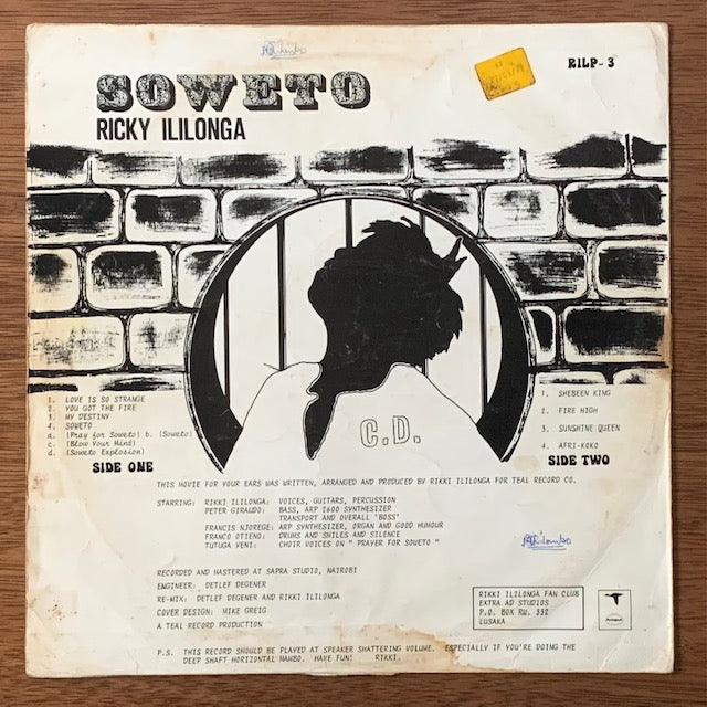 Rikki Ililonga-Soweto