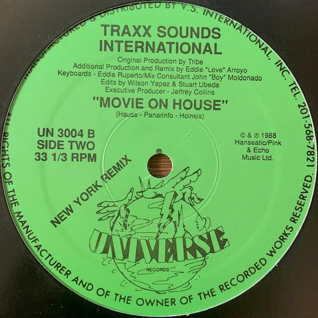 Traxx Sounds Int'l - Movie On House