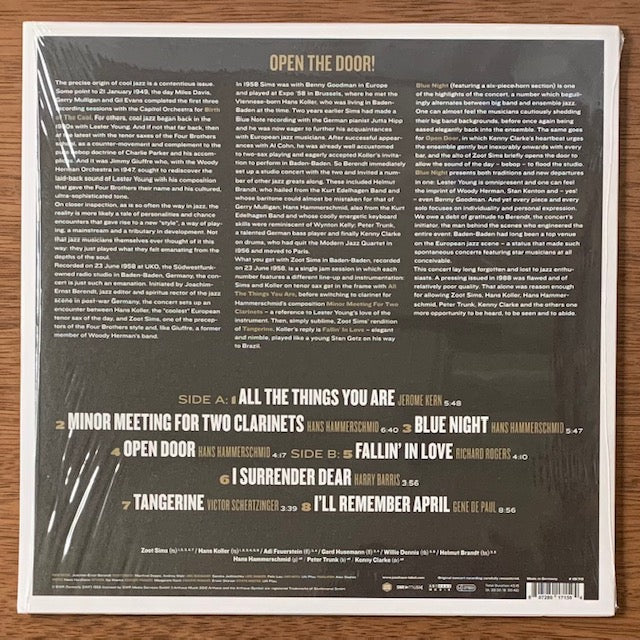 Zoot Sims-Baden-Baden – June 23, 1958