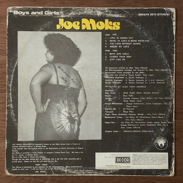 Joe Moks-Boys And Girls