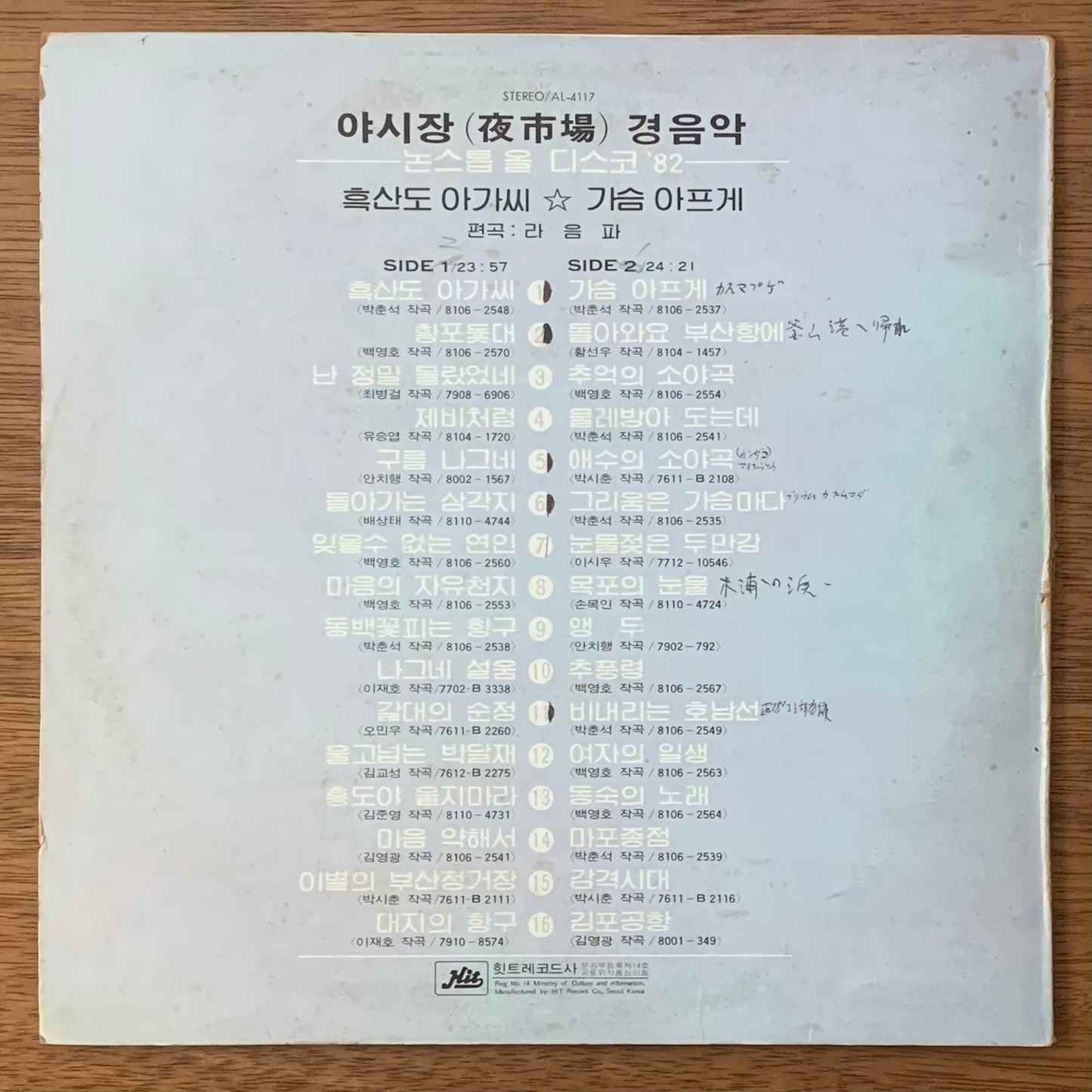야시장 경음악-논스톱 디스코 '82