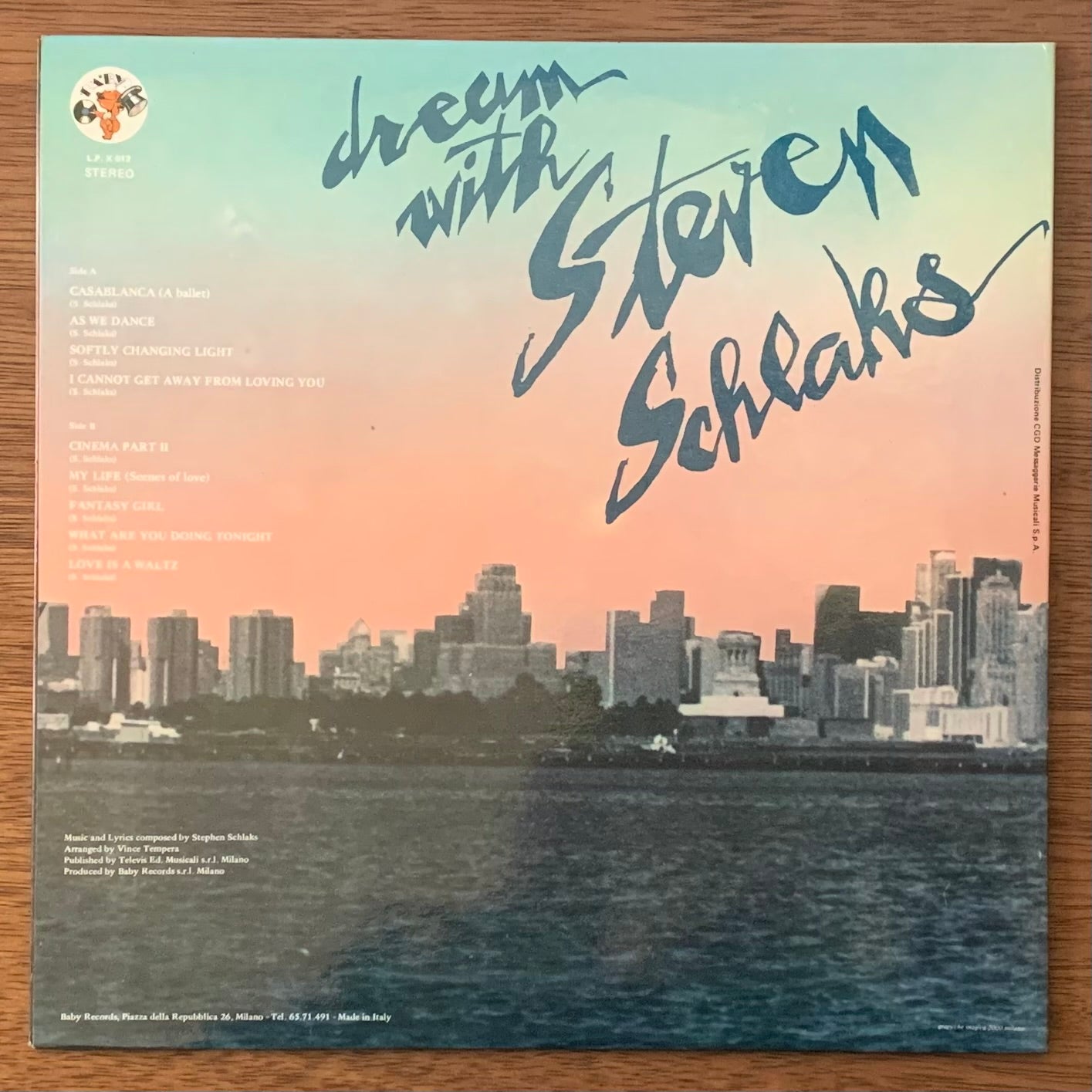 Stephen Schlaks - Dream With Steven Schlaks