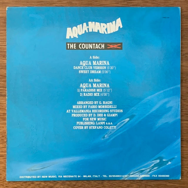 The Countach - Aqua Marina