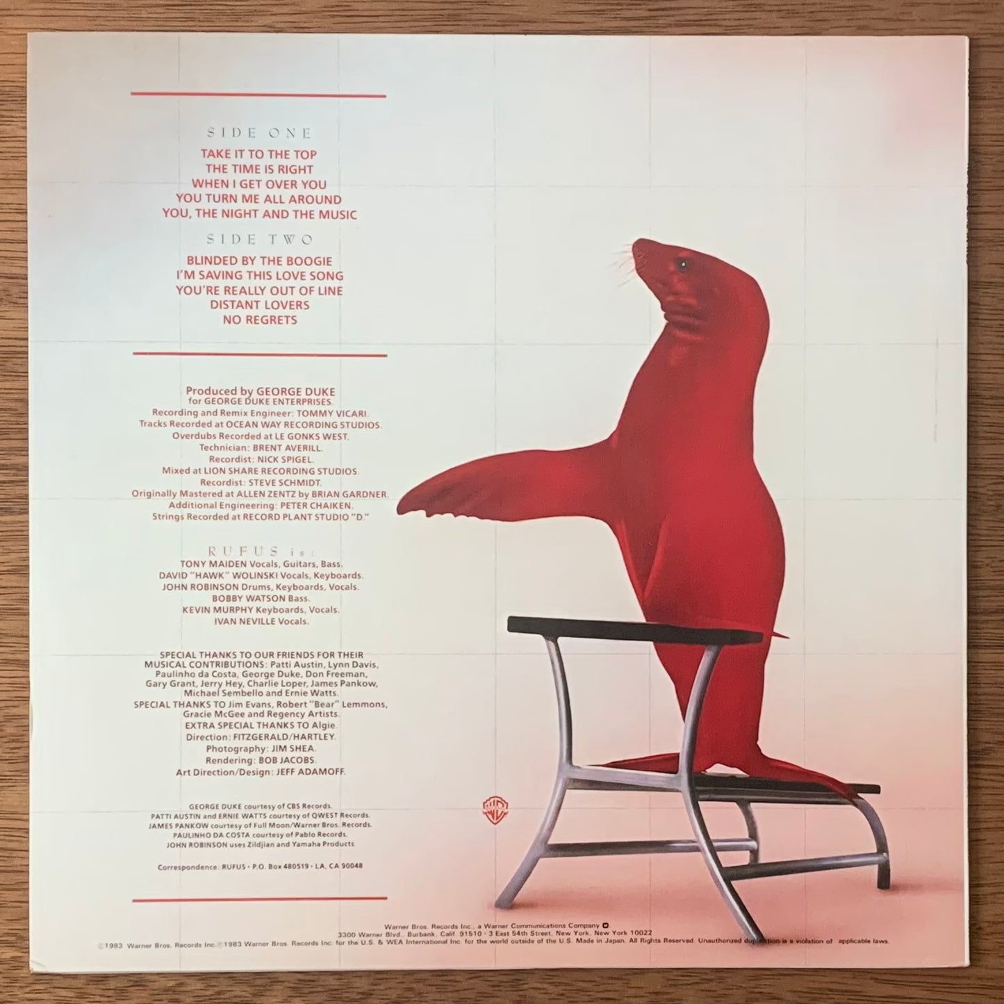 Rufus - Seal In Red
