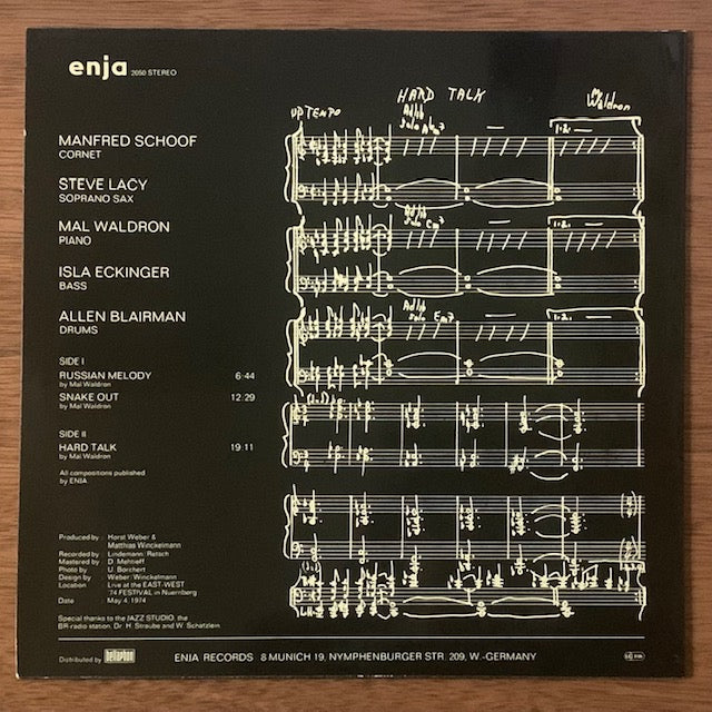 Mal Waldron - Hard Talk