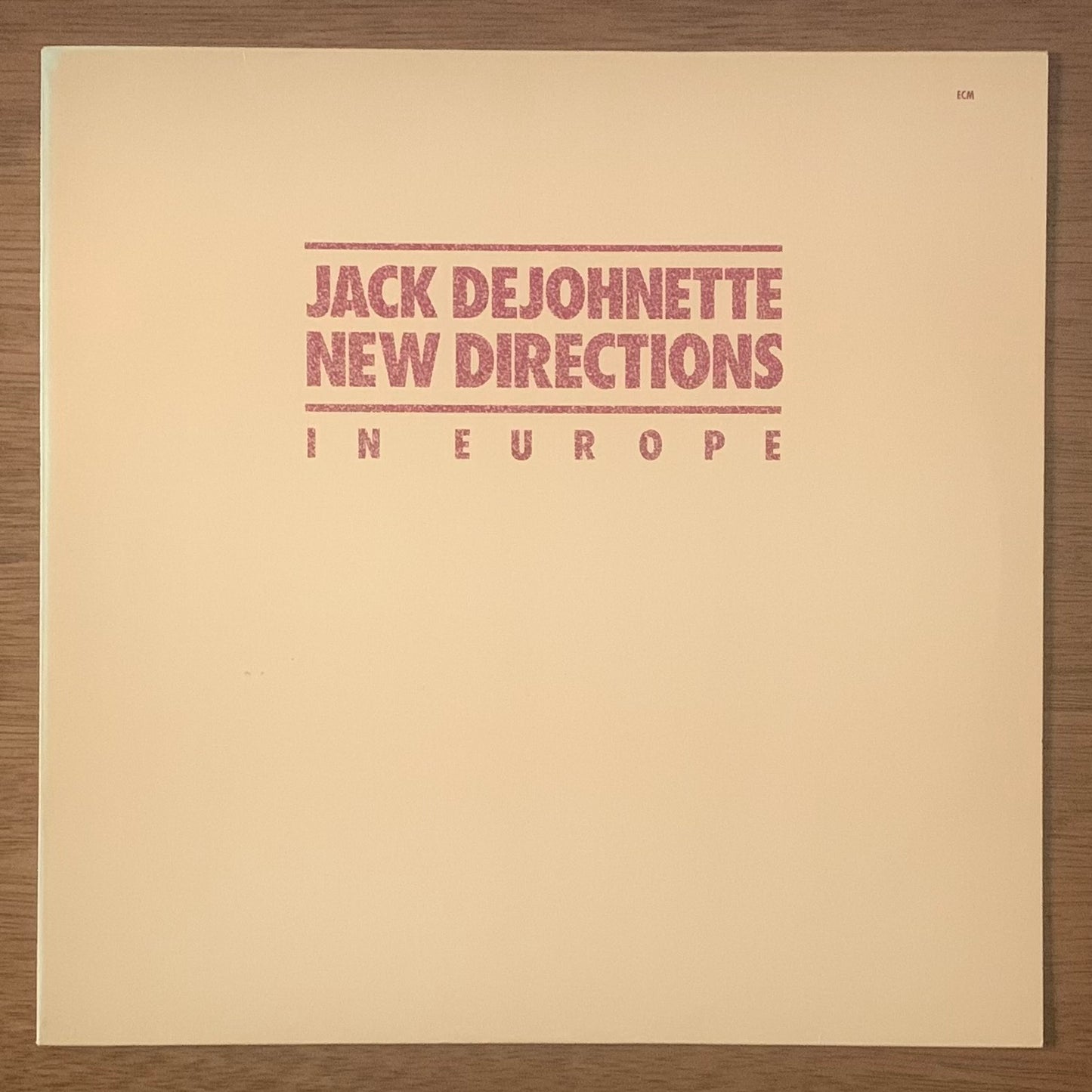 Jack DeJohnette - New Directions In Europe
