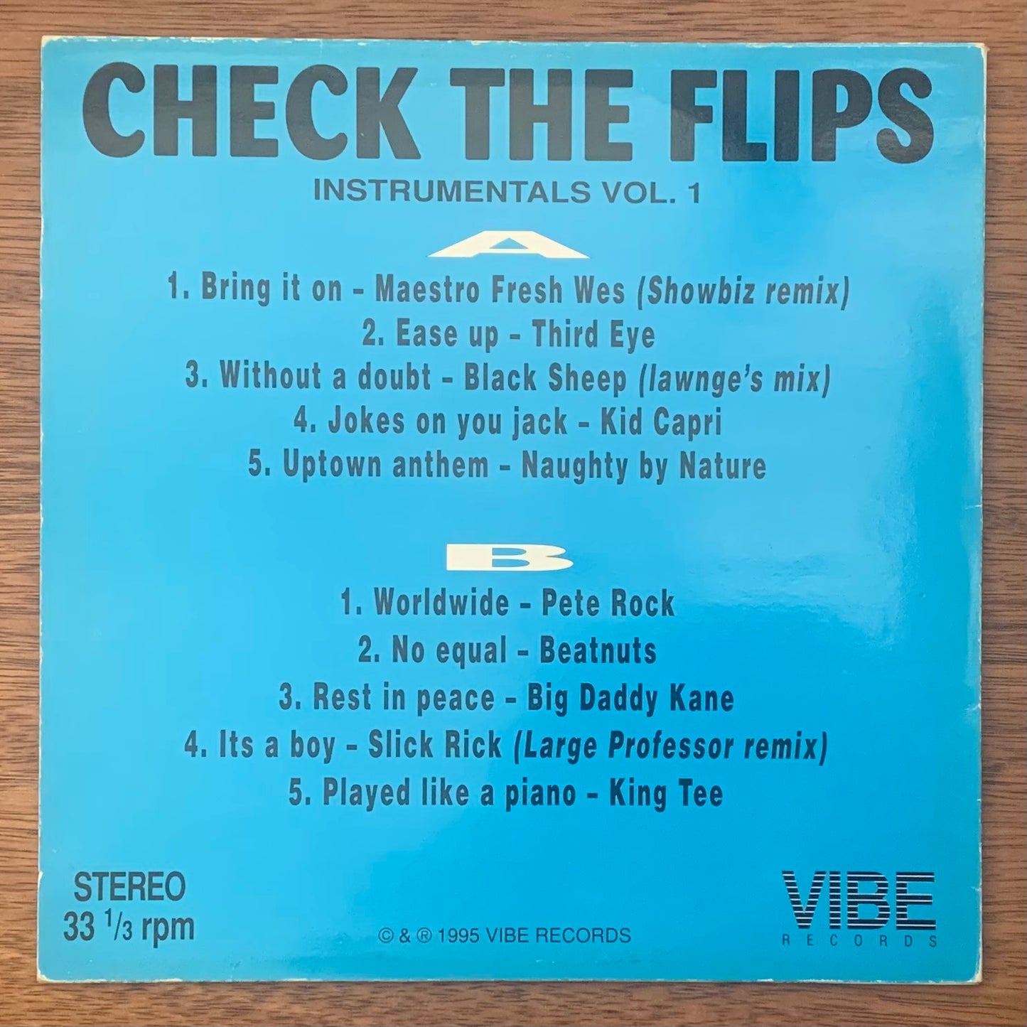 V.A. - Check The Flips : Instrumentals Vol. 1