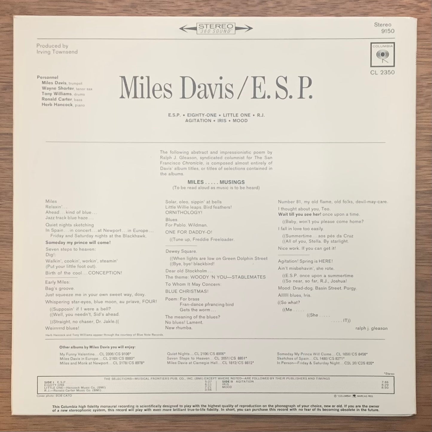 Miles Davis - E.S.P.