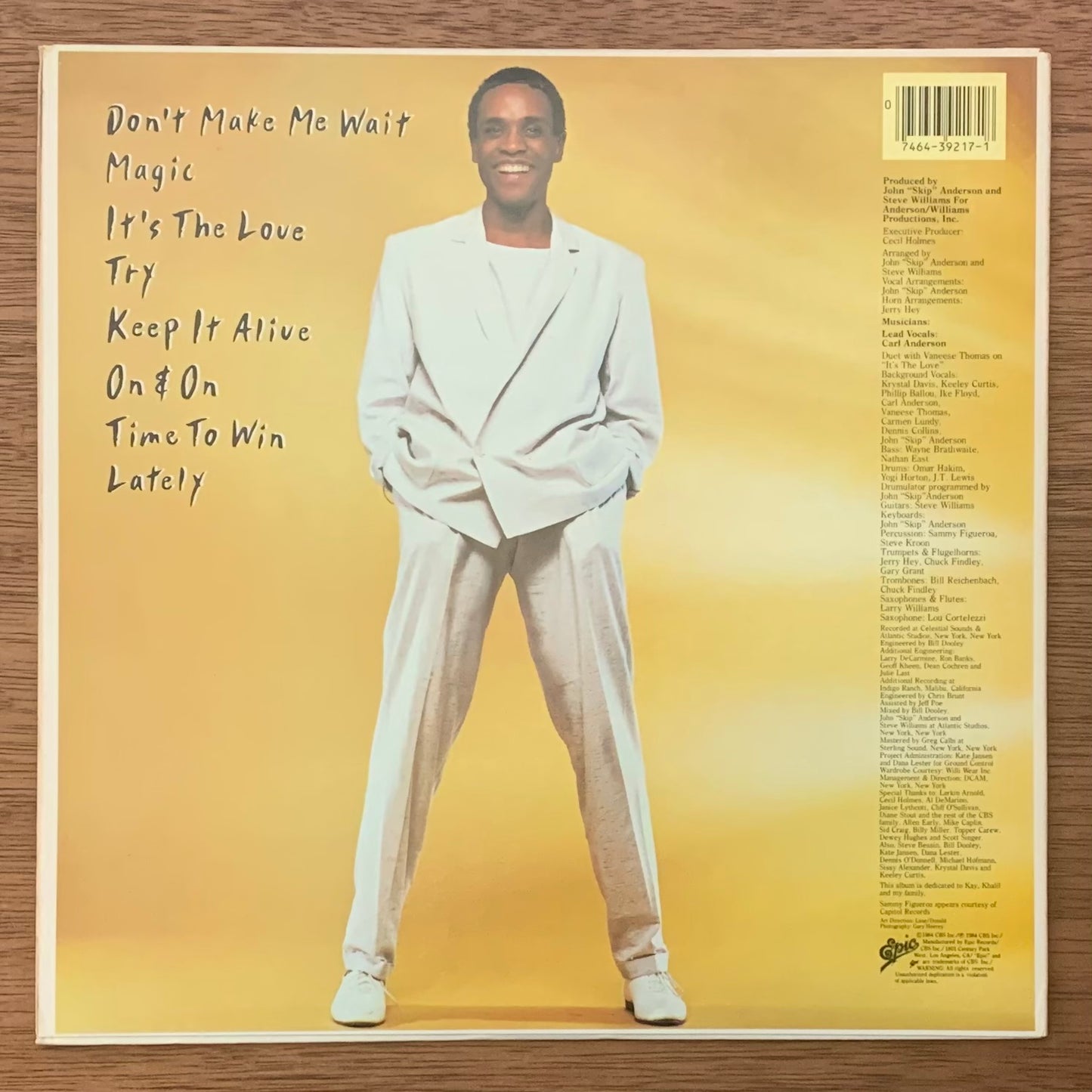 Carl Anderson - On & On