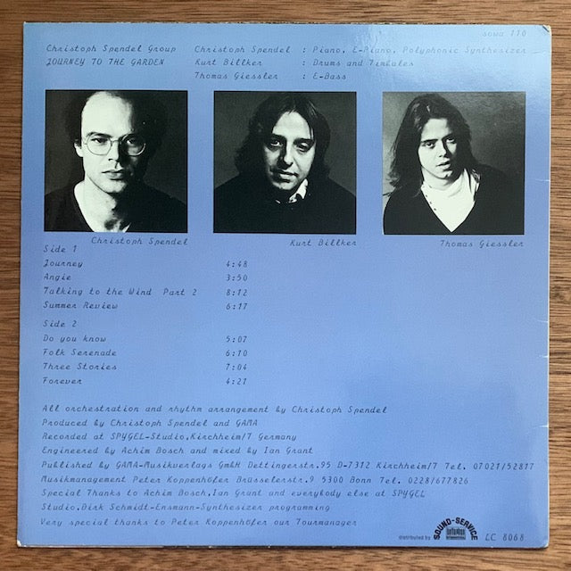 Christoph Spendel Group - Journey To The Garden