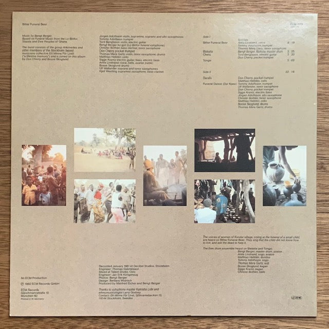 Bengt Berger - Bitter Funeral Beer