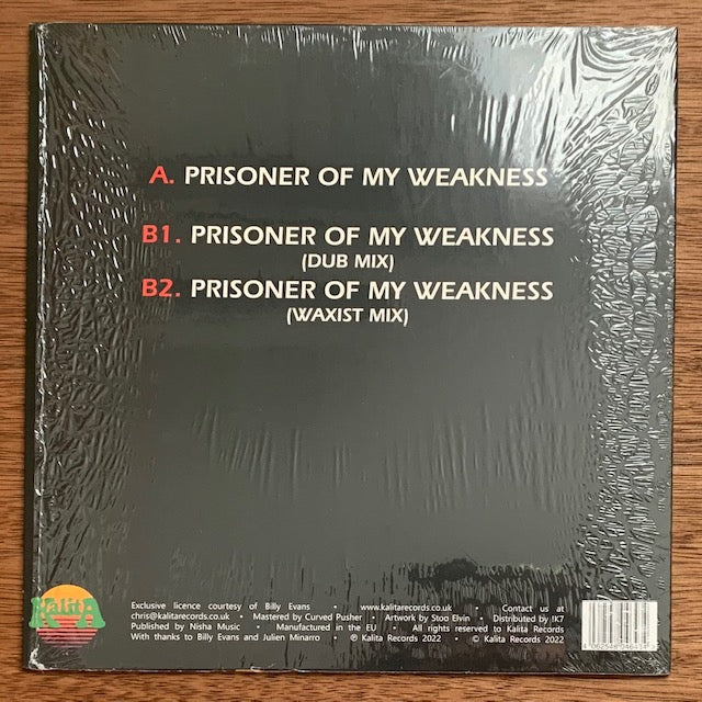 Billy Evans - Prisoner Of My Weakness
