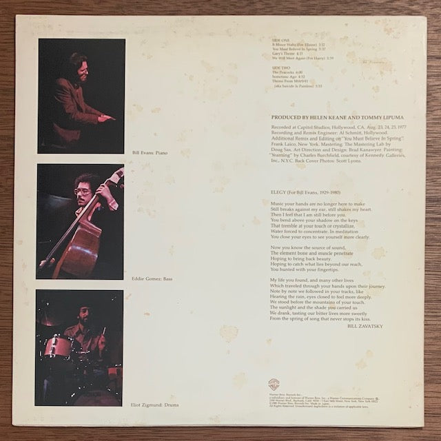 Bill Evans - You Must Believe In Spring