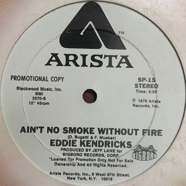 Eddie Kendricks - Ain't No Smoke Without Fire