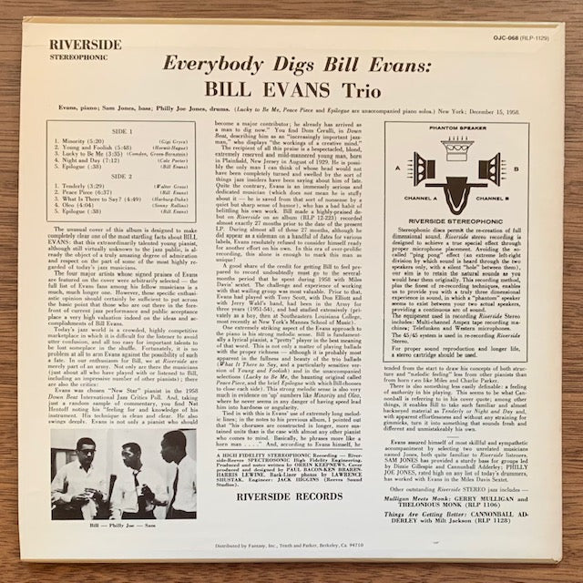 Bill Evans - Everybody Digs Bill Evans