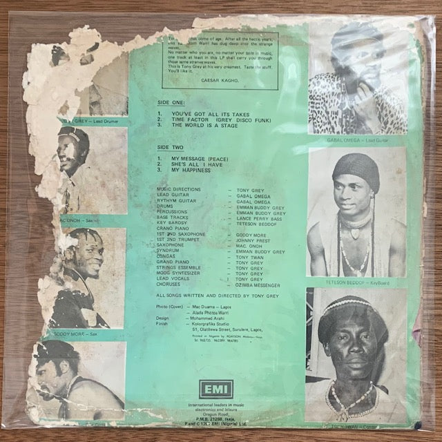 Tony Grey & Ozimba - My Message