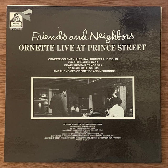 Ornette Coleman - Friends And Neighbors