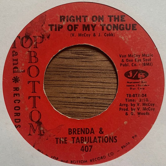 Brenda & The Tabulations - Right On The Tip Of My Tongue
