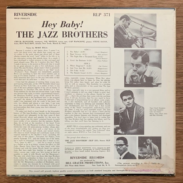 Jazz Brothers - Hey Baby