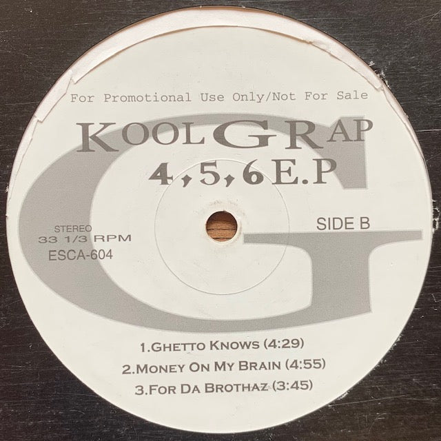Kool G Rap - 4,5,6, E.P