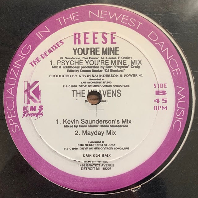 Reese - You're Mine (The Remixes)