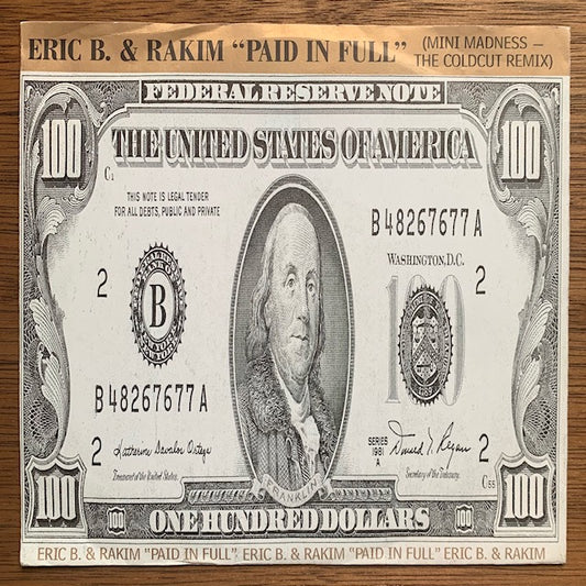 Eric B. & Rakim - Paid In Full (Mini Madness - The Coldcut Remix)